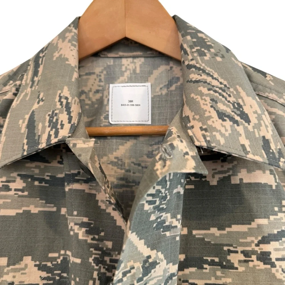 NWT Air Force Utility Coat Men’s 38R Rabu Jacket Green Camo 8415-01-598-5804